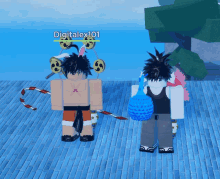 two roblox characters standing next to each other with digitalex101 in the corner