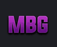 the word mgg is written in purple on a dark background