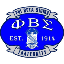 a logo for the phi beta sigma fraternity is shown