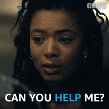 a woman with dreadlocks is asking if you can help her