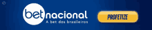 a blue sign that says betnacional on it