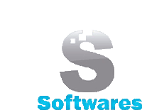 a logo for a company called softwares with a letter s