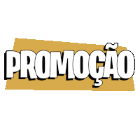 a sign that says promocao on it in white letters