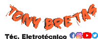 a logo that says tony bretas tec eletrotecnico