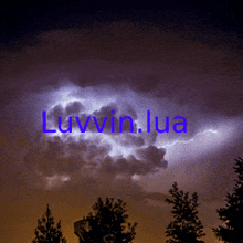 a picture of a cloudy sky with the words luvin.iua written on it