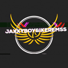 a logo for jaxxyboy & ikeremss with an eagle in the center