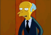 mr. burns from the simpsons says who the devil are you