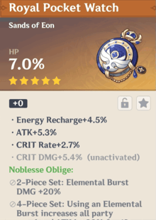 a screenshot of a royal pocket watch in a game