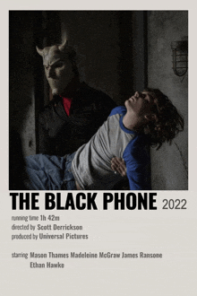 a poster for the movie the black phone