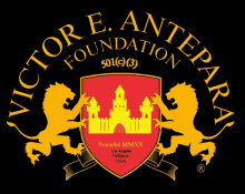 a logo for victor e. antepara foundation in los angeles