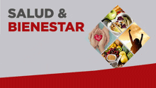 a collage of pictures with the words salud & bienestar