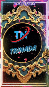 a tn trinidad logo is surrounded by flowers