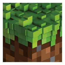 a picture of a minecraft block with grass and dirt on it