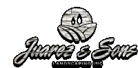 a logo for juarez & sons landscaping inc.