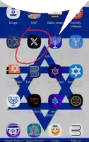 a screenshot of a jewish app on a cellphone