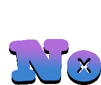 a purple and blue letter n with a x in the middle