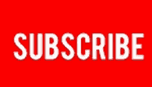 a red background with white letters that say subscribe