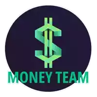 a logo for a money team with a dollar sign