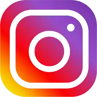 the instagram logo has a purple and orange gradient