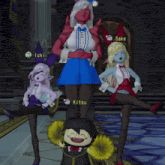 a group of anime characters including ichi and sake