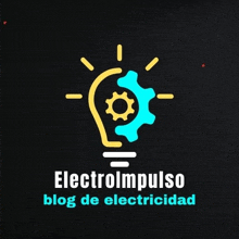 a logo for electro impulso blog de electricidad