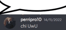 a picture of a man with the words perripro10 14/11/2022 chi uwu below it