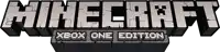 a logo for minecraft xbox one edition is shown