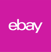 a purple background with the word ebay in white letters