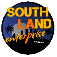 a logo for south land enterprise hollywood