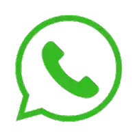 a green icon of a telephone in a speech bubble .