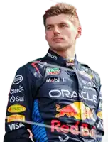 a man in a racing suit with red bull written on it