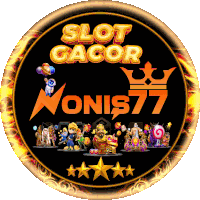 a logo for slot gacor wonis77 features a crown