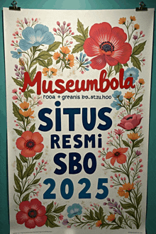 a poster for museumbola situs resmi sbo in 2025