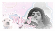 a picture of a person with the name milo j de finaly on it