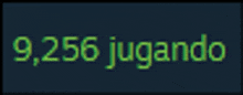 a sign that says 9 256 jugando in green letters