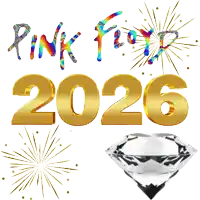 a poster that says pink floyd 2026 shine on with a diamond