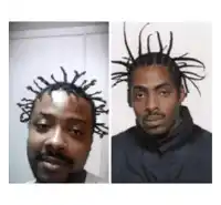 a man with dreadlocks on his head and another man with dreadlocks