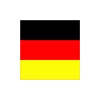 the flag of germany is red , black , and yellow .