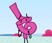a cartoon drawing of a number 6 with the words grant swag written above it