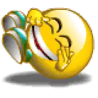 a pixelated smiley face is laughing and crying