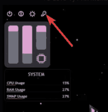 a computer screen shows the cpu usage and ram usage