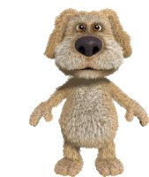 a cartoon dog with a big nose is standing up