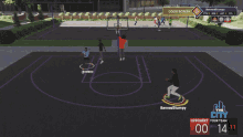 a basketball game is being played in the city and the opponent is bannedstumpy