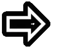 a black and gray arrow pointing to the right