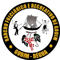 a logo for rancho folclorico e recreativo de godim regua