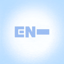 a blue en logo on a white background .