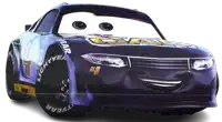 a cartoon car with the number 41 on the side