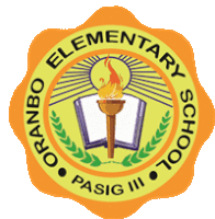 the logo for elementary school pasig iii has an open book and a torch