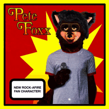 a picture of a bear with the name pete foxx on it