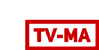 a red and white logo for tv-ma